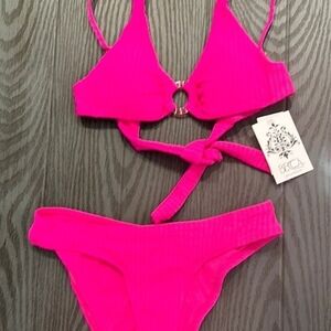 Becca Hot Pink Bikini Set